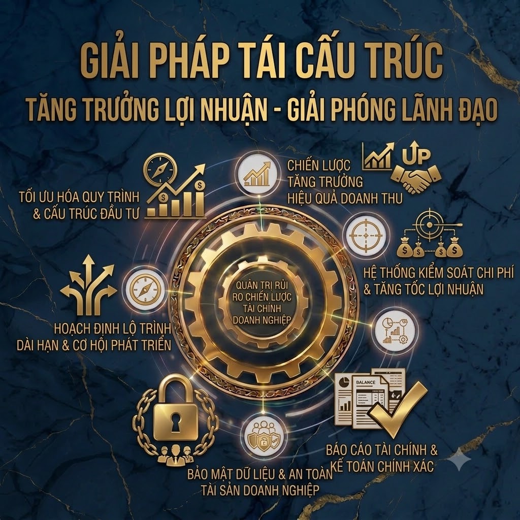 Giải Pháp Tái Cấu Trúc -Tăng Trưởng Dòng Tiền - Giải Phóng Lãnh Đạo