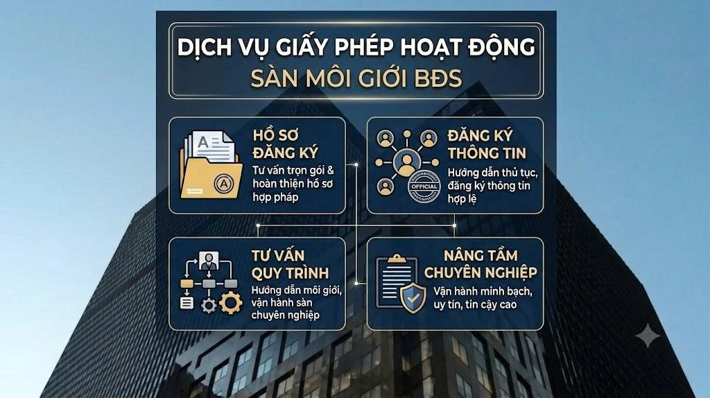 Thành lập Sàn Môi Giới BĐS
